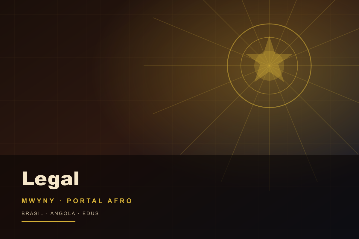 Padrões éticos e jurídicos — portal MWYNY